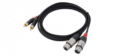 Кабель сдвоенный Cordial CFU 1.5 FC RCA