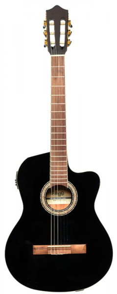 STAGG SCL60 TCE-BLK 4/4 классическая гитара со звукоснимателем