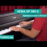 GEWA UP 380 G Wooden Keys Black цифровое пианино