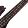 Schecter SAM BETTLEY BASS SBK/RED бас-гитара