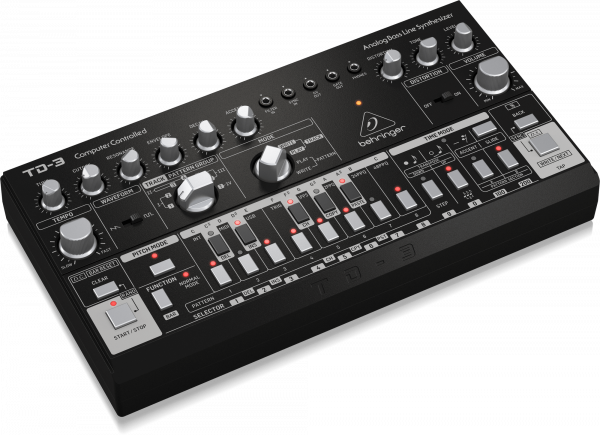 Синтезатор басовой линии Behringer TD-3-BK аналоговый