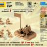 Британская противотанковая пушка QF-2-pdr с расчетом 1/72