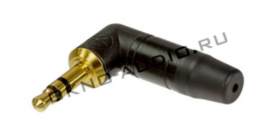 Кабельный разъем Neutrik NTP3RC-B Jack 3.5мм TRS угловой