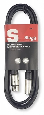 STAGG SMC10 микрофонный кабель XLR мама-XLR папа 10 м