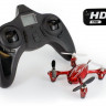 Р/У квадрокоптер Hubsan X4 HD камера 2.4G (красно-серебристый)