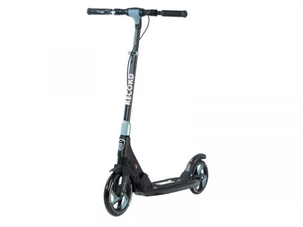 Самокат двухколесный D8 Record (чёрно-серый)