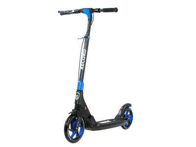 Самокат двухколесный D8 Record (чёрно-синий)