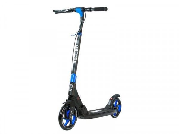 Самокат двухколесный D8 Record (чёрно-синий)