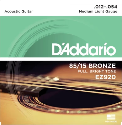 D'Addario EZ920 Набор 6 струн для акустической гитары