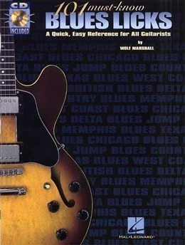 HL00695318 101 MUST-KNOW BLUES LICKS TAB BOOK/CD