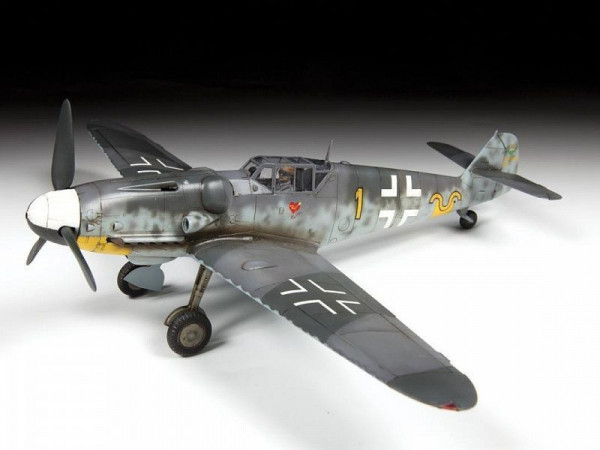 Сборная модель ZVEZDA Немецкий истребитель Мессершмитт BF-109G6, 1/48