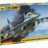 Сборная модель ZVEZDA Российский фронтовой бомбардировщик Су-32ФН, 1/72