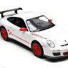 Р/У машина Rastar Porsche GT3 RS 1:24, 18см, цвет белый 27MHZ