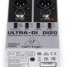 Директ бокс Behringer DI20 2-канальный активный/ сплиттер