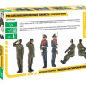 Сборная модель ZVEZDA Российские современные танкисты на параде, 1/35