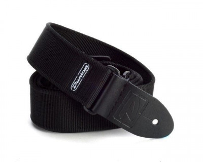 DUNLOP D38-09ВК Solid Black 2 ремень гитарный