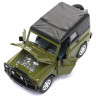 Машина "АВТОПАНОРАМА" УАЗ-469 1/24 в/к 22*12*11 см, защитный-зеленый