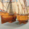 Сборные бумажные модели Shipyard каракка Santa Maria и каравелла Nina (№65), 1/96
