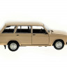 Машина "АВТОПАНОРАМА" ВАЗ 2104 бежевая,1/24, инерция, Pull Bаck механизм, в/к 10*12*22 cм
