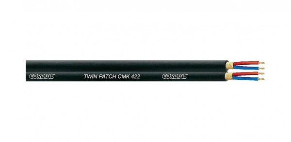 Микрофонный кабель Cordial CMK 422 BLACK сдвоенный
