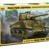 Сборная модель ZVEZDA Американский средний танк М4А2 (76)  "Шерман", 1/35