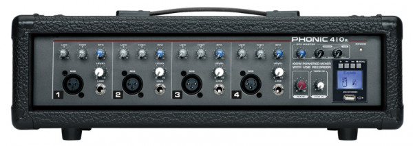 Phonic POWERPOD 410R активный 4-канальный микшерный пульт
