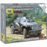 Сборная модель ZVEZDA Немецкий легкий бронеавтомобиль Sd.kfz 222, 1/100
