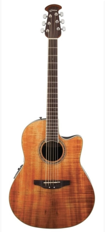 OVATION CS24P-FKOA Celebrity Standard Plus Mid Cutaway Figured Koa электроакустическая гитара