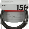 FENDER FENDER 15' INST CABLE BLK инструментальный кабель, черный, 15'