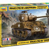 Сборная модель ZVEZDA Американский средний танк М4А3W "Шерман", 1/35