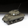 Сборная модель ZVEZDA Американский средний танк М4А3W "Шерман", 1/35