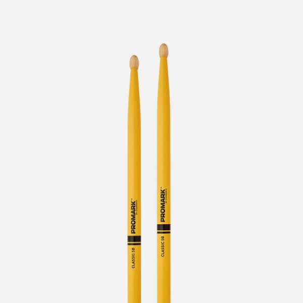 PRO MARK TX5BW-YELLOW барабанные палочки 5B (орех)