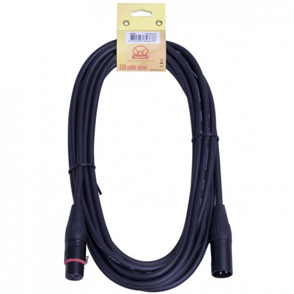 Балансный кабель Superlux CFM5.0FM XLR3F - XLR3M 5 м