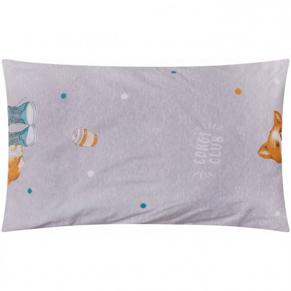 Наволочка ВОМБАТИК Cl-0111-Kor Classic Collection Корги 50х70