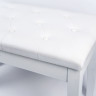 ROCKDALE 5101W банкетка для клавишника, сиденье 74х35 см, выс 50 см, дерево, белый