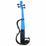 Электроскрипка 4/4 ANTONIO LAVAZZA EVL-05 BL КОМПЛЕКТ: смычок, кейс, канифоль, наушники, батарейка, кабель, цвет - СИНИЙ