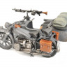Сборная модель ZVEZDA Немецкий мотоцикл с коляской и экипажем БМВ Р-12, 1/35