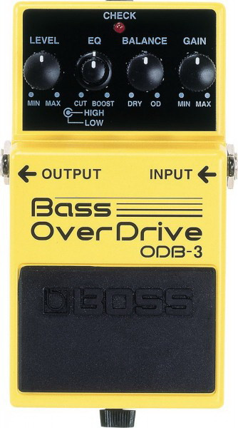 Педаль BOSS ODB-3 OverDrive для бас-гитары