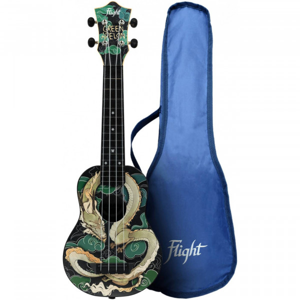 Укулеле сопрано FLIGHT TUS JADE DRAGON / Green Apelsin