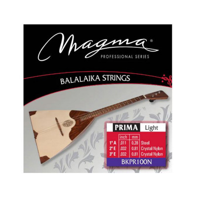 Струны для балалайки прима Magma Strings BKPR100N Steel Nylon Medium 11-32