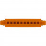 Губная гармошка BEE DF10A-3 ORANGE диатоническая