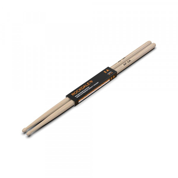 Барабанные палочки ROCKDALE American Premium Quality Hickory AP-5A, деревянный наконечник