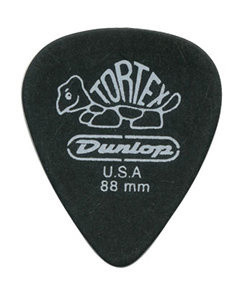 DUNLOP 488R.88 Tortex Pitch Black набор медиаторов .88 мм 72 шт
