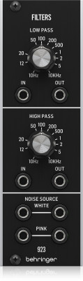 Модуль Behringer 923 FILTERS аналоговый Dual Filter для Eurorack