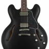GIBSON 2019 ES-335 SATIN TRANS BLACK полуакустическая гитара с кейсом