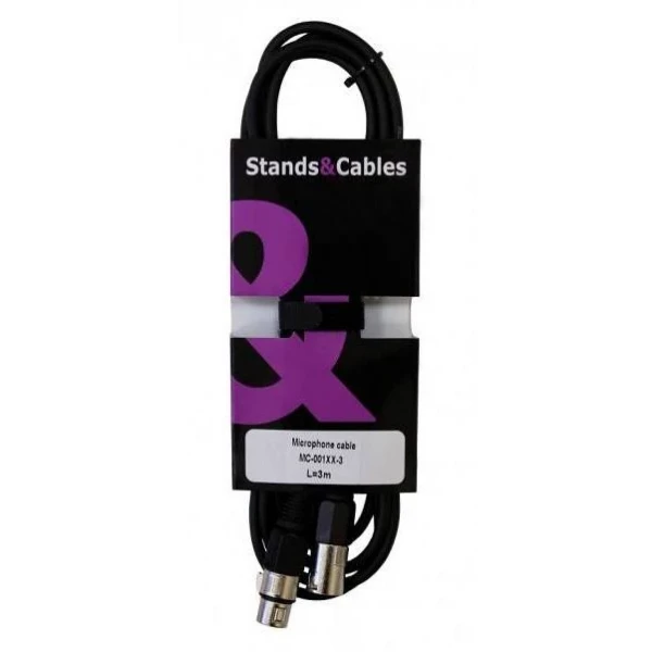 Микрофонный кабель XLR-XLR STANDS & CABLES MC-001XX-3