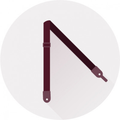 Ремень для гитары BAGDASAR GUITARS 00123 Изумруд