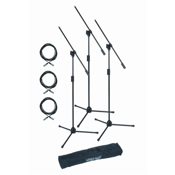 QUIK LOK A302Pack EU набор из 3-х микрофонных стоек