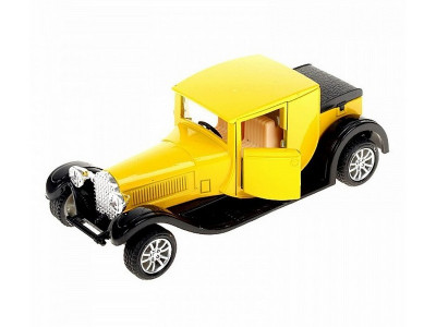 Машина Ideal 1:30-39 Ретромобиль "Old Times" желтый родстер