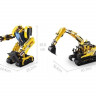 Радиоуправляемый конструктор CADA 2 в 1 экскаватор ROCK MAN (930 деталей), (китайская коробка)
